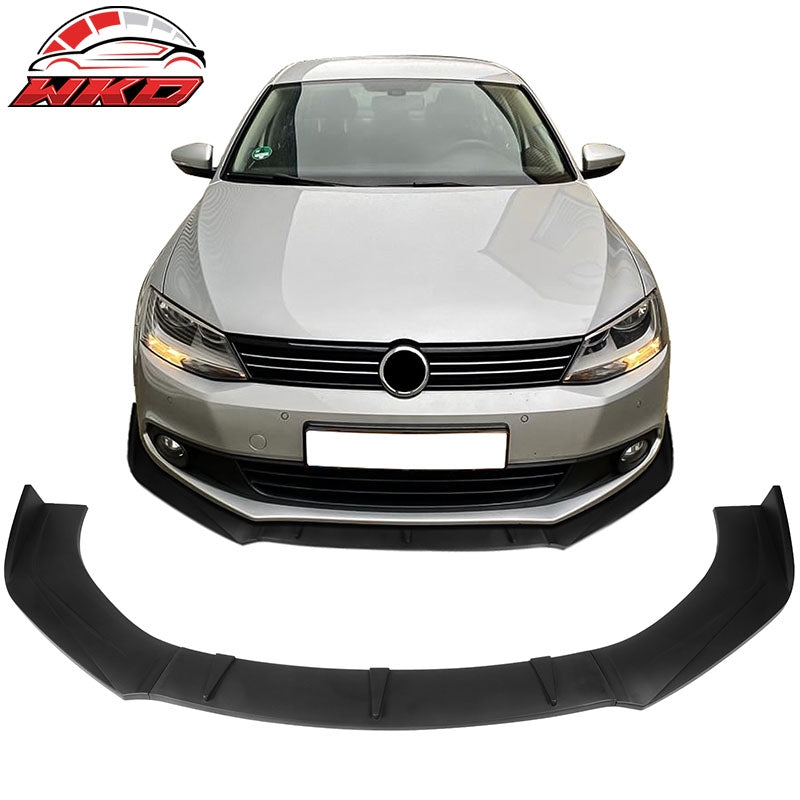 Wholesale 11-21 Volkswagen Jetta Front Bumper Lip Spoiler 3PC PP Splitter Matte Black