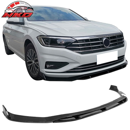 Wholesale 19-21 Volkswagen Jetta IKON V2 Front Bumper Lip Chin Spoiler Gloss Black PP - Wikond Auto