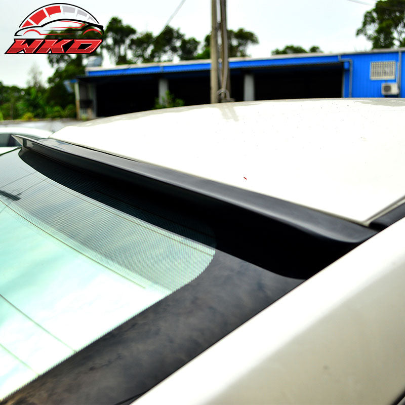 Fits 99-04 VW Jetta Mk4 PU Flexible Unpainted Rear Roof Spoiler Wing