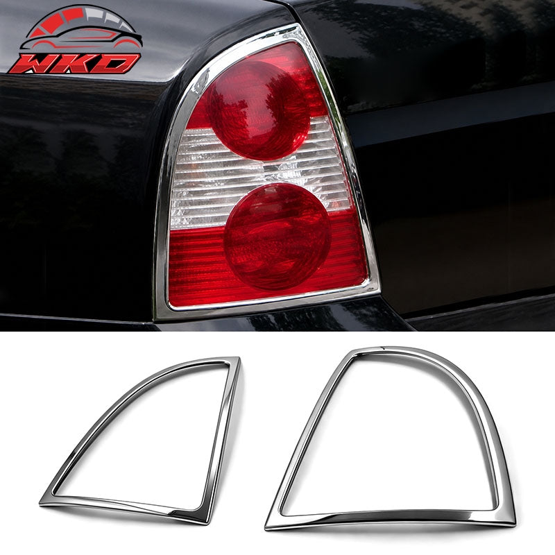 Fits 01-05 Volkswagen Passat Sedan Chrome Tail Light Bezels Trim ABS 4PCS Set