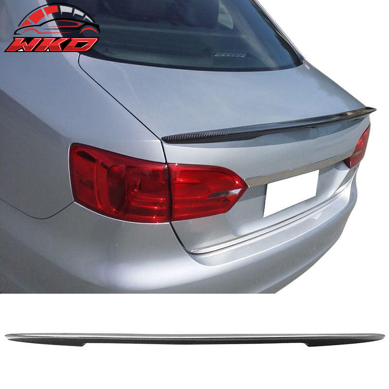 Fits 11-18 Volkswagen Jetta Mk6 Performance Trunk Spoiler - Matte Carbon Fiber
