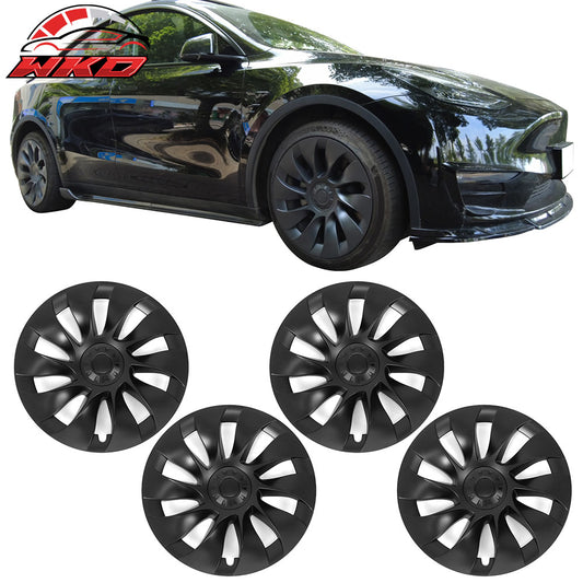 2020-24 Tesla Model Y 20'' V1 Style Wheel Covers Hubcaps Rim Matte Black 4PCS | Wholesale