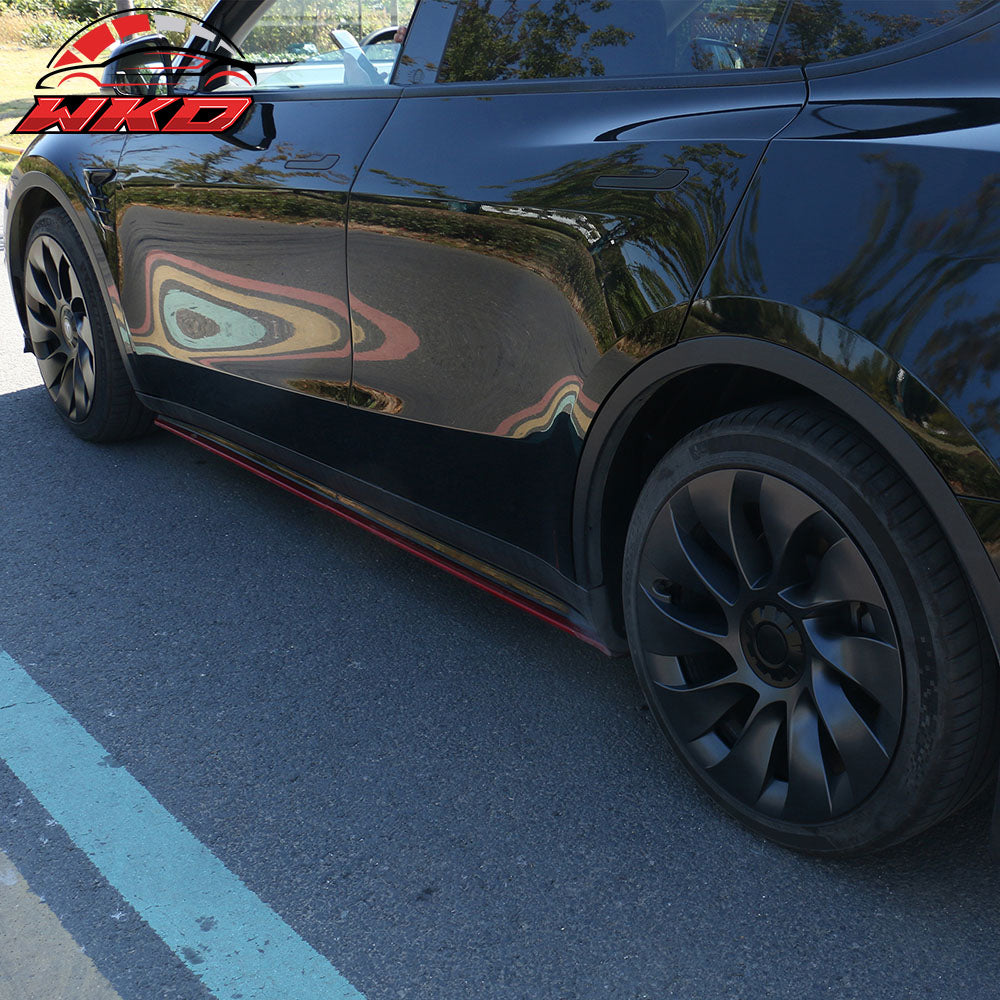 Fits 20-24 Tesla Model Y 20'' V1 Style Wheel Covers Hubcaps Rim Matte Black 4PCS