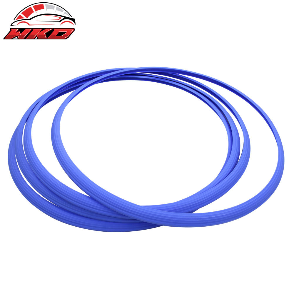 Heavy Duty Wheel Guard Rim Protecting Trim 17 inch Blue