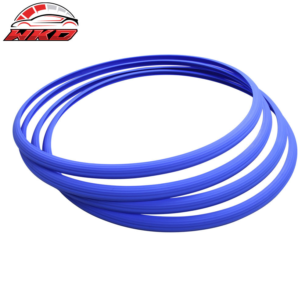 Heavy Duty Wheel Guard Rim Protecting Trim 17 inch Blue