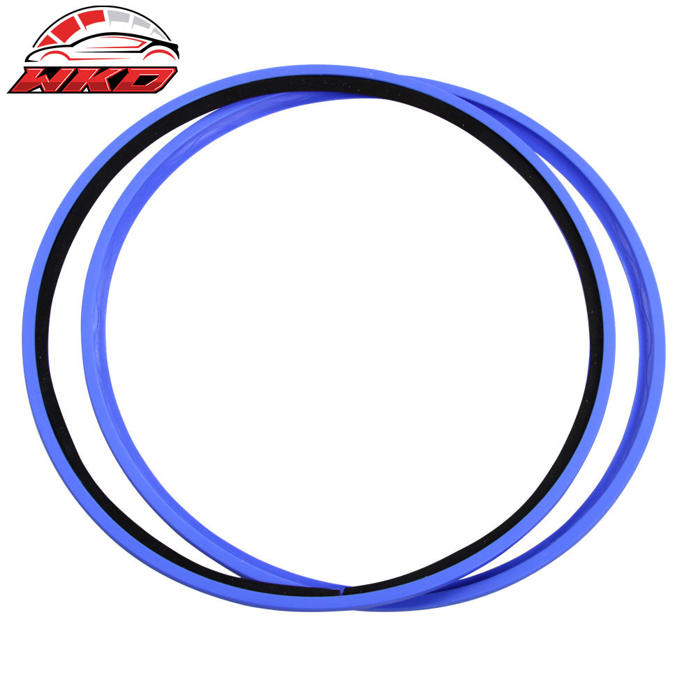 Heavy Duty Wheel Guard Rim Protecting Trim 17 inch Blue
