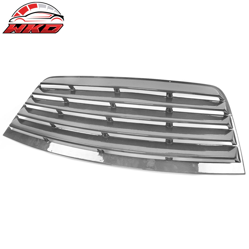Fits 08-23 Dodge Challenger Ikon XE Style Rear Side Window Louver Scoops - CFL