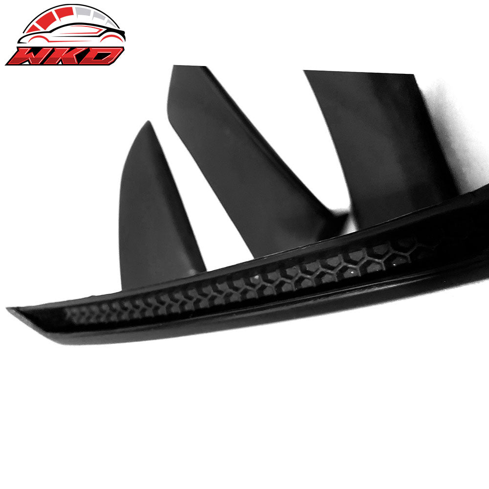 Fits 15-19 Ford Mustang Quarter Window Louvers Panel Side Scoops Unpainted - PU