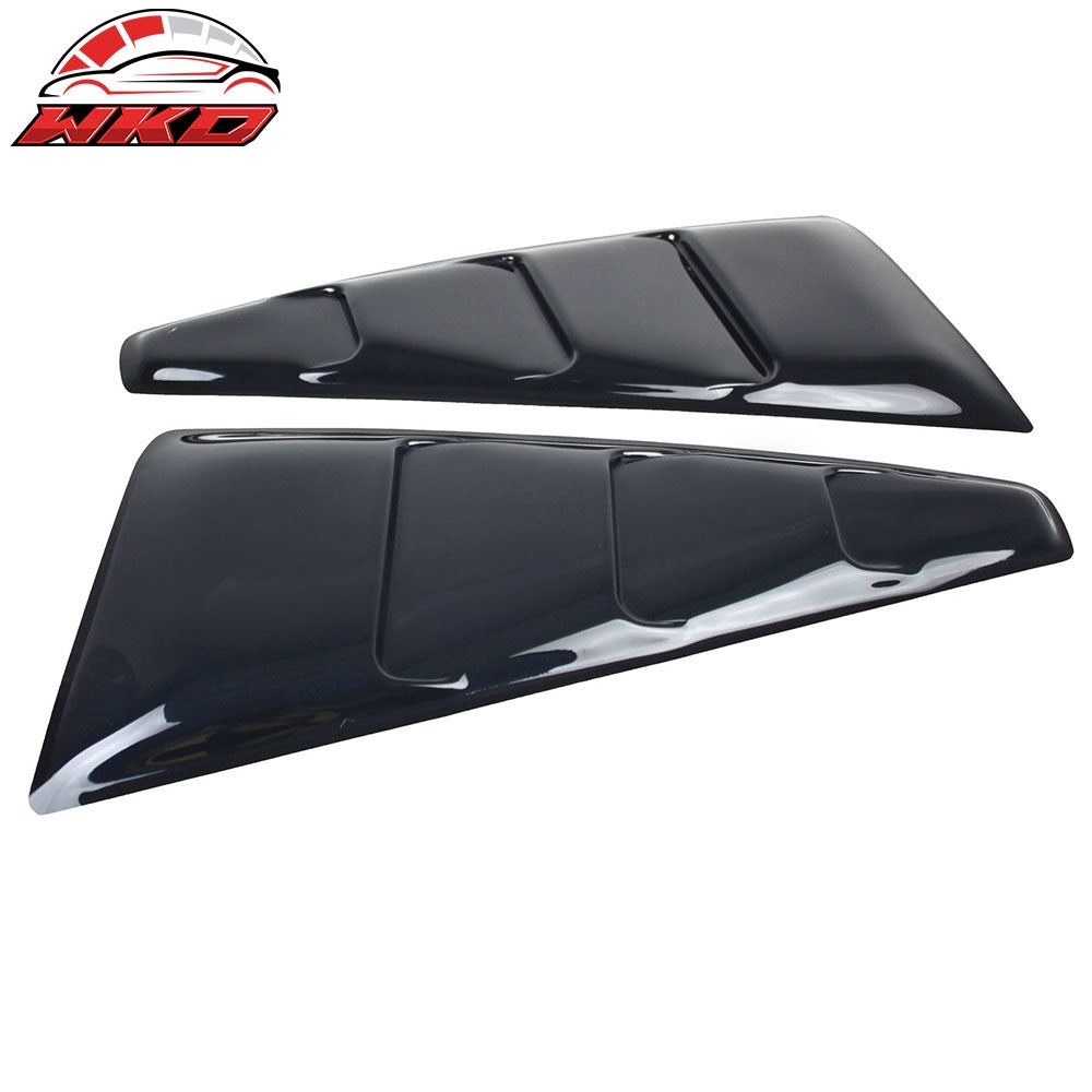 Wholesale 2005-2014 Ford Mustang Visor Style Unpainted Window Scoop Acrylic | Bulk Orders & Dealer Pricing Available Default Title - Wikond Auto