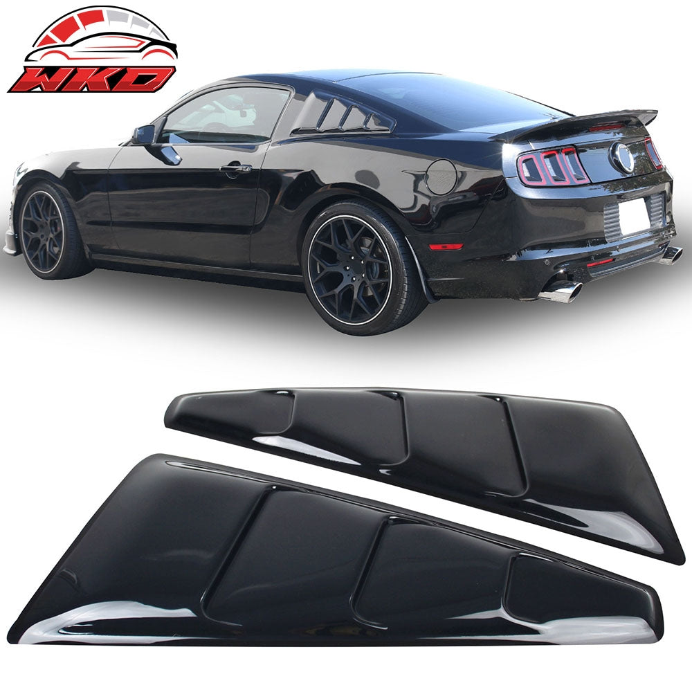 Wholesale 2005-2014 Ford Mustang Visor Style Unpainted Window Scoop Acrylic | Bulk Orders & Dealer Pricing Available - Wikond Auto