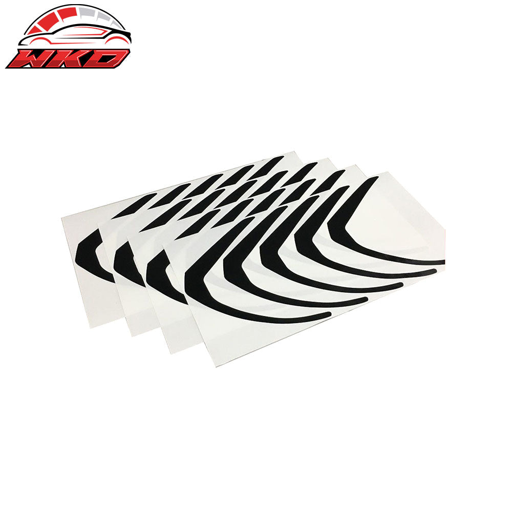 17-20 Civic Chrome Delete Blackout Window Trim Matte Black | Wholesale