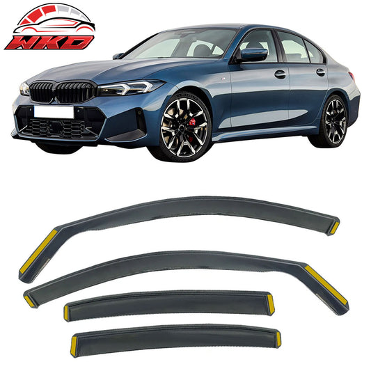 19-26 BMW G20 3 Series G80 M3 Sedan Side Window Visor In-Channel Deflectors | Wholesale