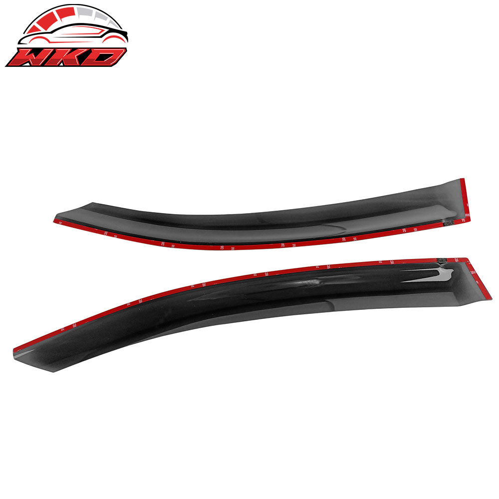 Fits 22-25 Subaru WRX 5th Window Visors Sun Rain Vent Guards Deflectors Tape-On