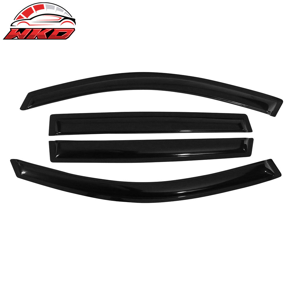 Fits 07-13 Acura MDX YD2 Window Visors Acrylic Wind Deflector Rain Guard 4Pc Set