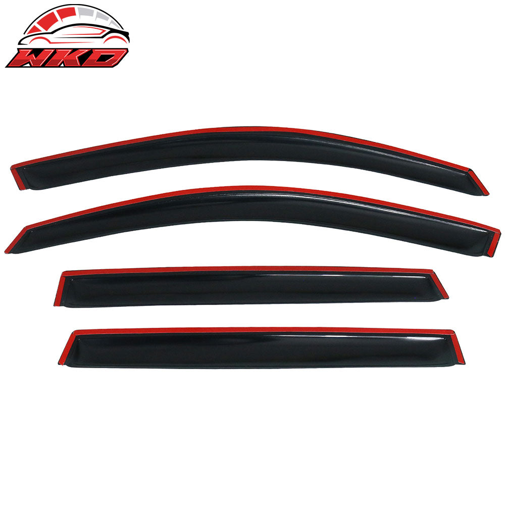 Fits 07-13 Acura MDX YD2 Window Visors Acrylic Wind Deflector Rain Guard 4Pc Set