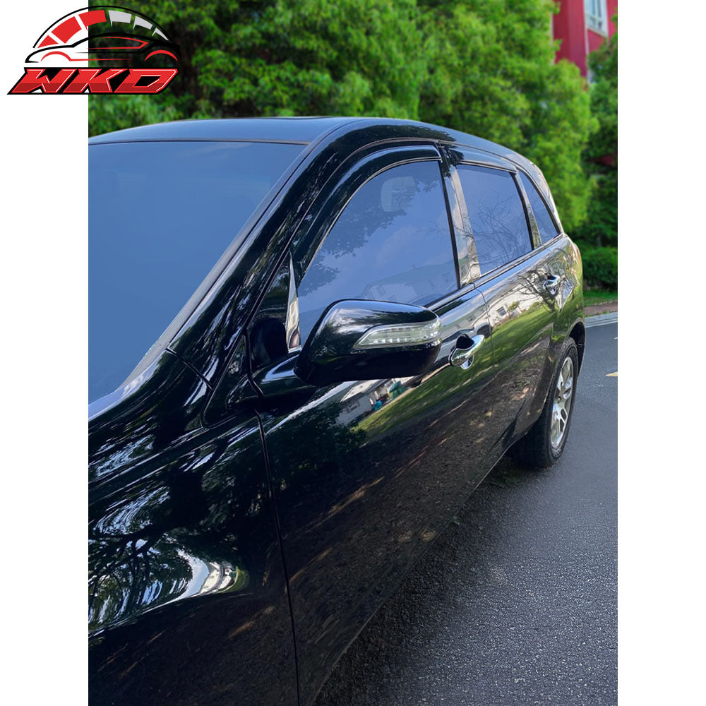 Fits 07-13 Acura MDX YD2 Window Visors Acrylic Wind Deflector Rain Guard 4Pc Set