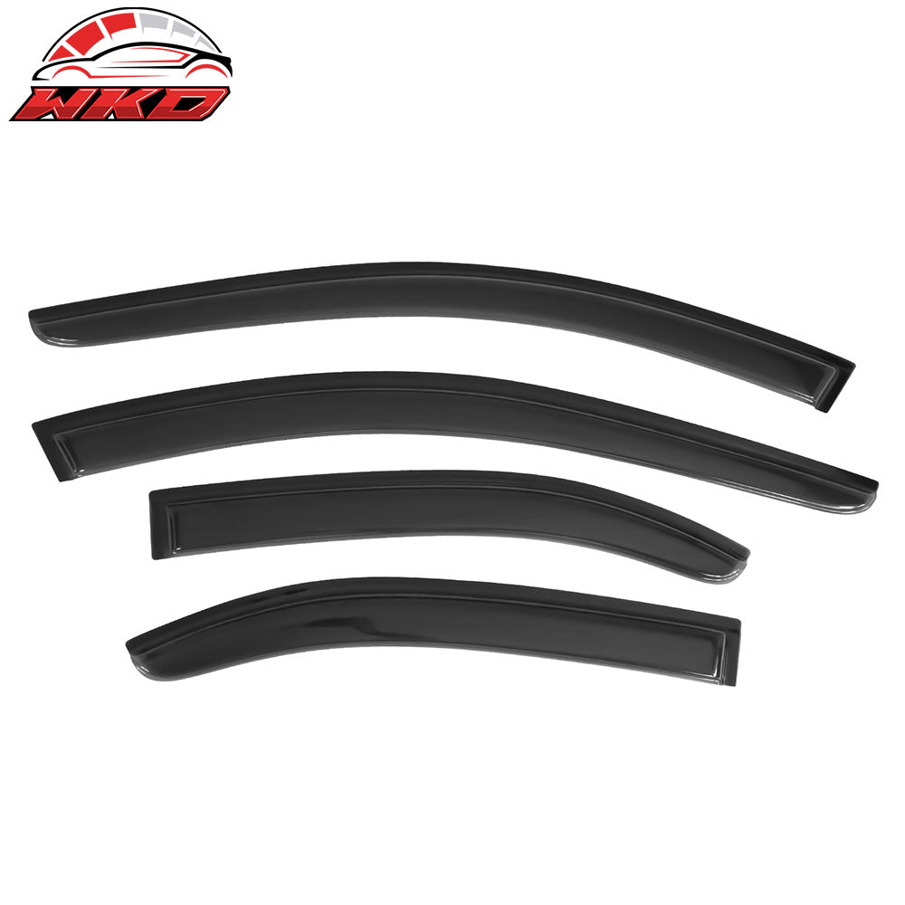 Wholesale 2004-2008 Acura TSX Slim Style Smoke Tinted Visor Windows Acrylic - Bulk Orders & Dealer Pricing Available