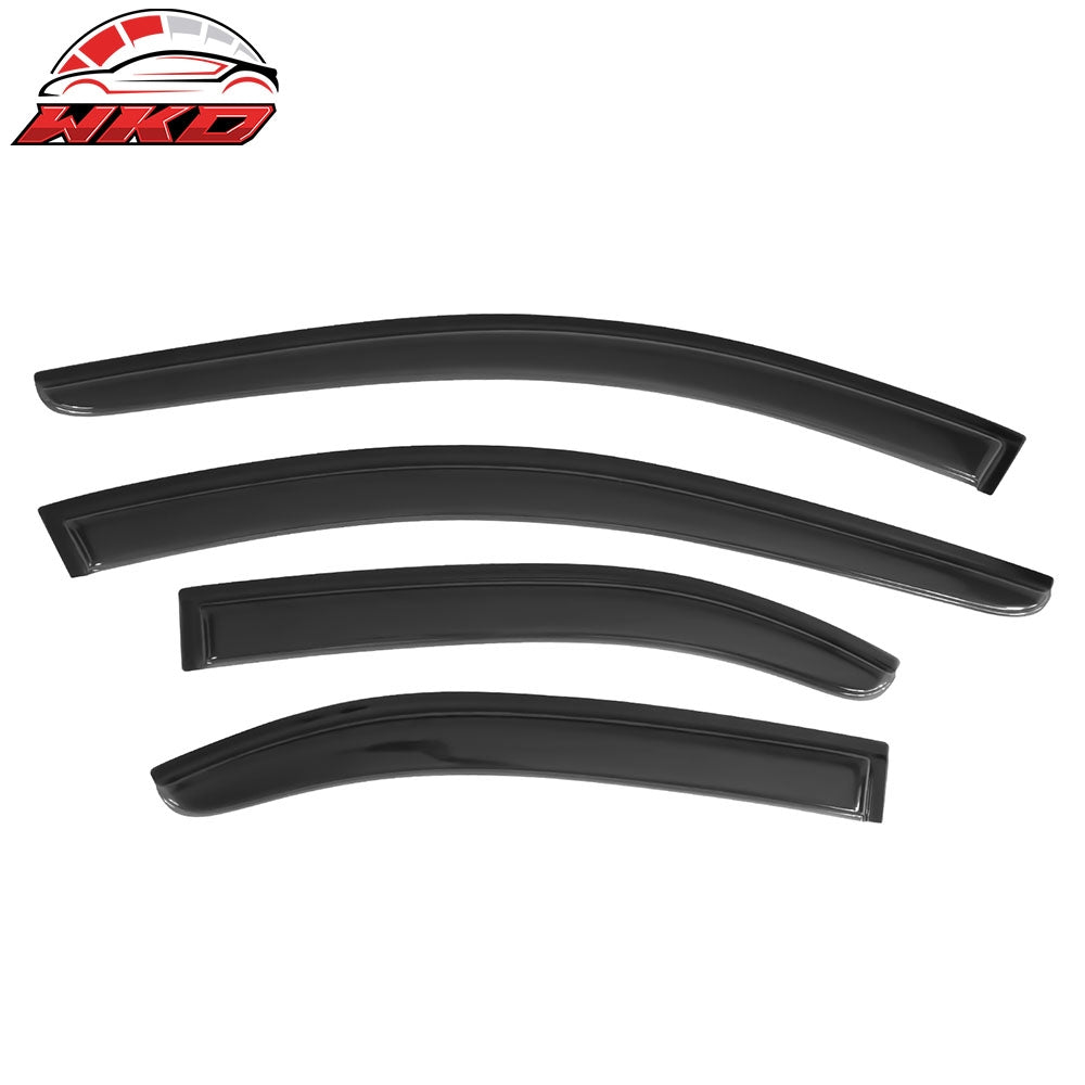 Wholesale 2004-2008 Acura TSX Slim Style Smoke Tinted Visor Windows Acrylic 每 Bulk Orders & Dealer Pricing Available