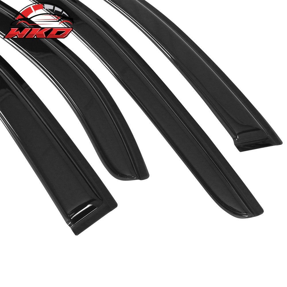 Fits 04-08 Acura TSX Acrylic Window Visor Wind Deflector Vent Rain Guard 4PC