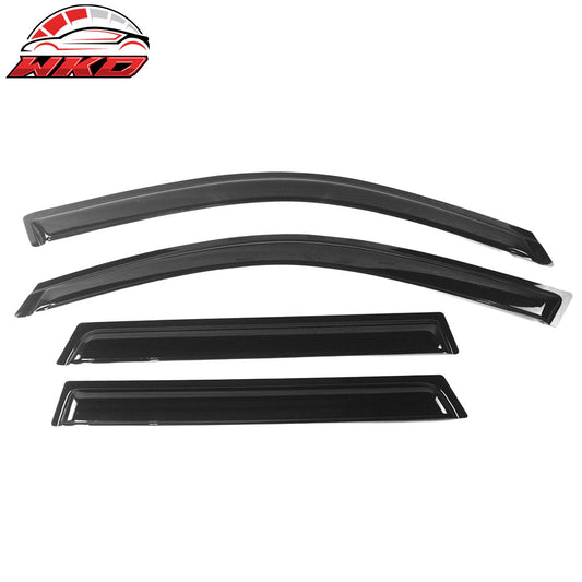 Wholesale 2000-2006 BMW X5 E53 Slim Style Smoke Tinted Visor Windows Acrylic 4Dr - Bulk Orders & Dealer Pricing Available