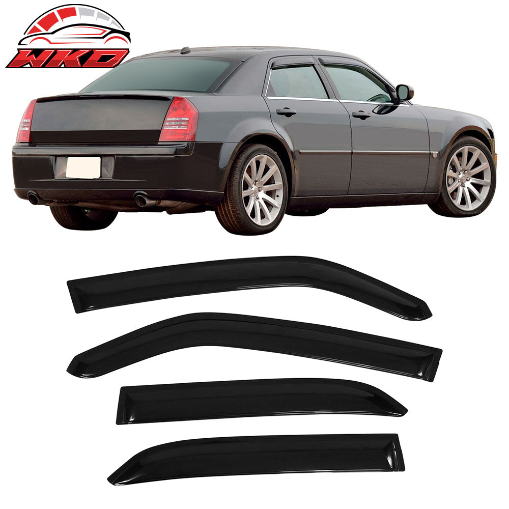 Wholesale 05-10 Chrysler 300 Dodge Magnum Window Visor Vent Rain Guard Sun Shade 4PCS