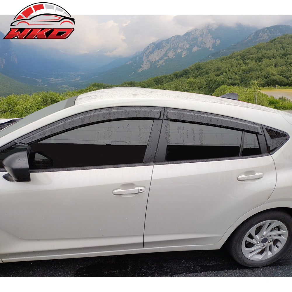 For 08-16 Chrysler Town & Country 08-20 Dodge Grand Caravan Window Visor Tape-On