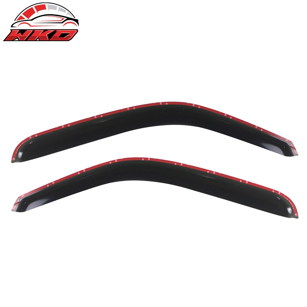 Fits 99-07 Chevy Silverado GMC Sierra Standard Cab Acrylic Window Visors 2Pc Set