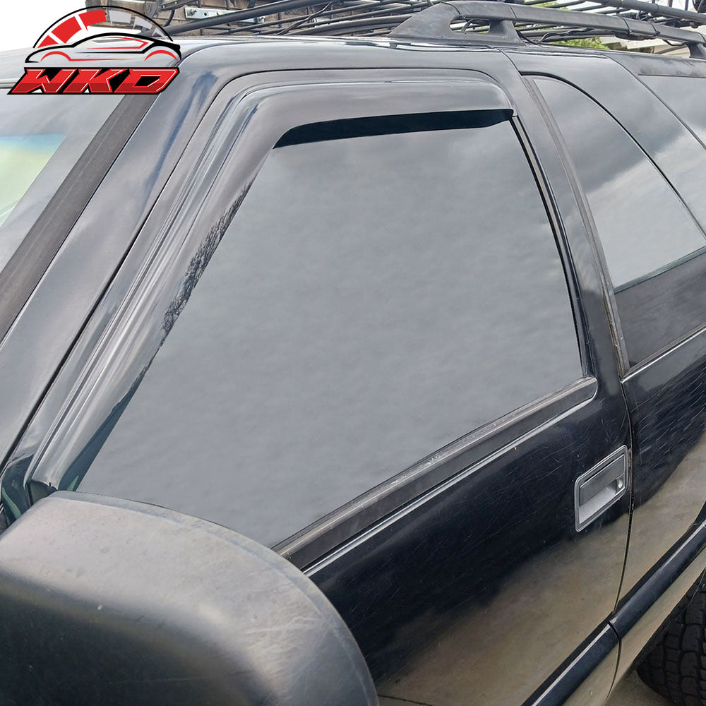Fits 94-03 Chevrolet S10 GMC Sonoma Sun Rain Guard Vent Shade Window Visors
