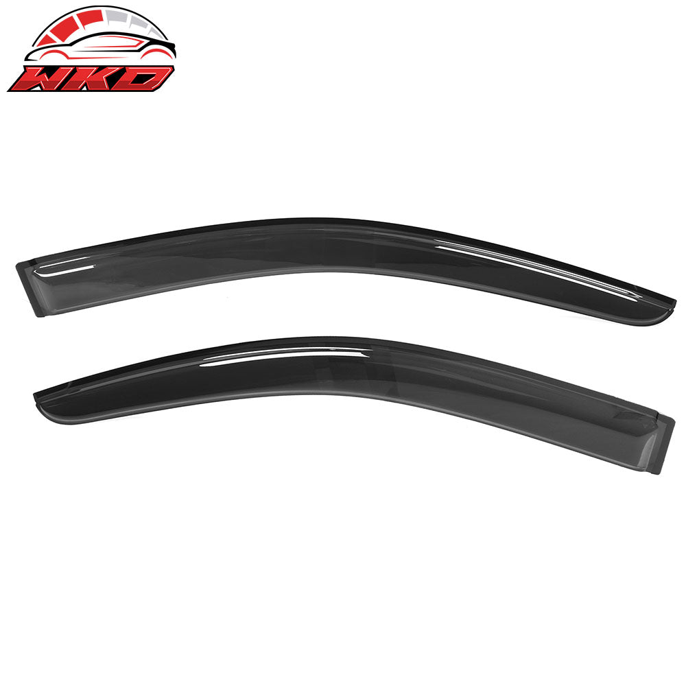 Fits 08-18 Grand Caravan & 08-16 Chrysler Town & Country Window Visors Acrylic