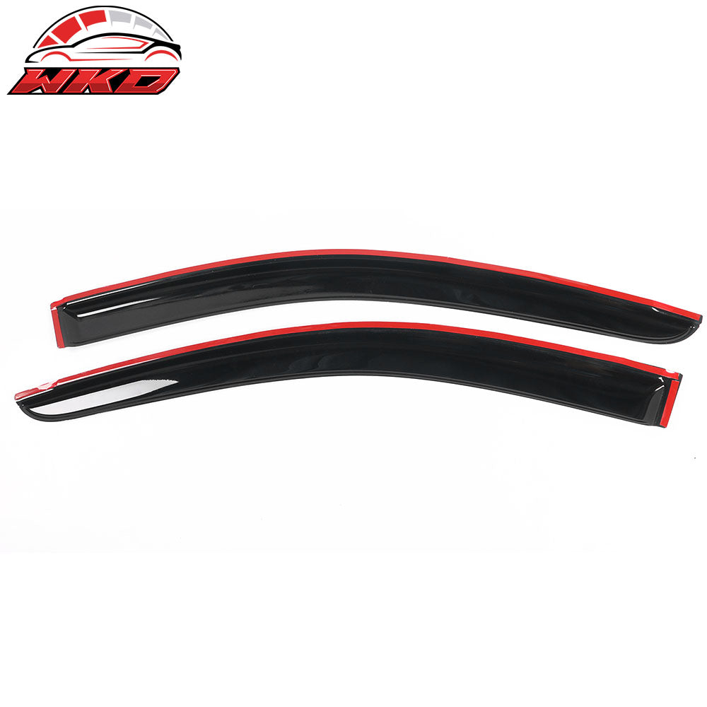 Fits 08-18 Grand Caravan & 08-16 Chrysler Town & Country Window Visors Acrylic