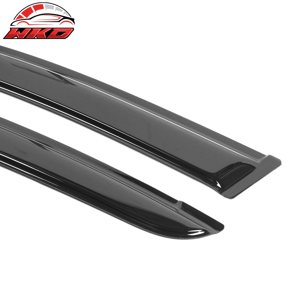 Fits 08-18 Grand Caravan & 08-16 Chrysler Town & Country Window Visors Acrylic