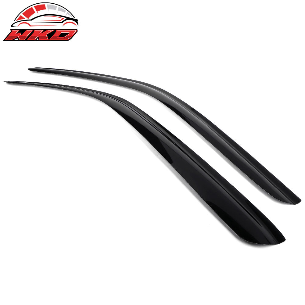 Fits 08-23 Dodge Challenger Acrylic 2PCS Tape-On Window Visors Wind Deflector