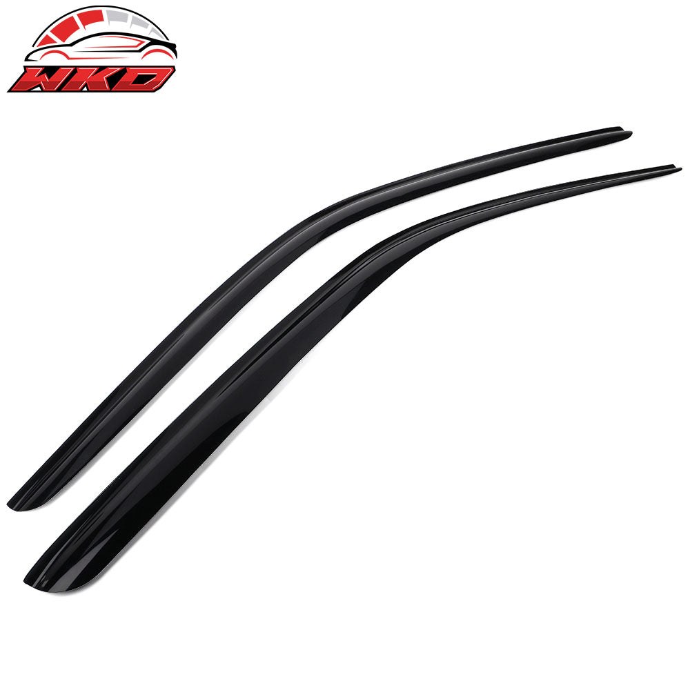 Fits 08-23 Dodge Challenger Acrylic 2PCS Tape-On Window Visors Wind Deflector