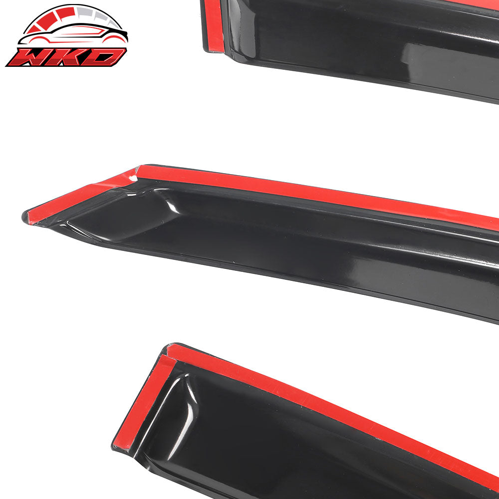Fits 11-23 Dodge Charger Window Visors Acrylic Sun Guard Rain Deflector 4Pc Set