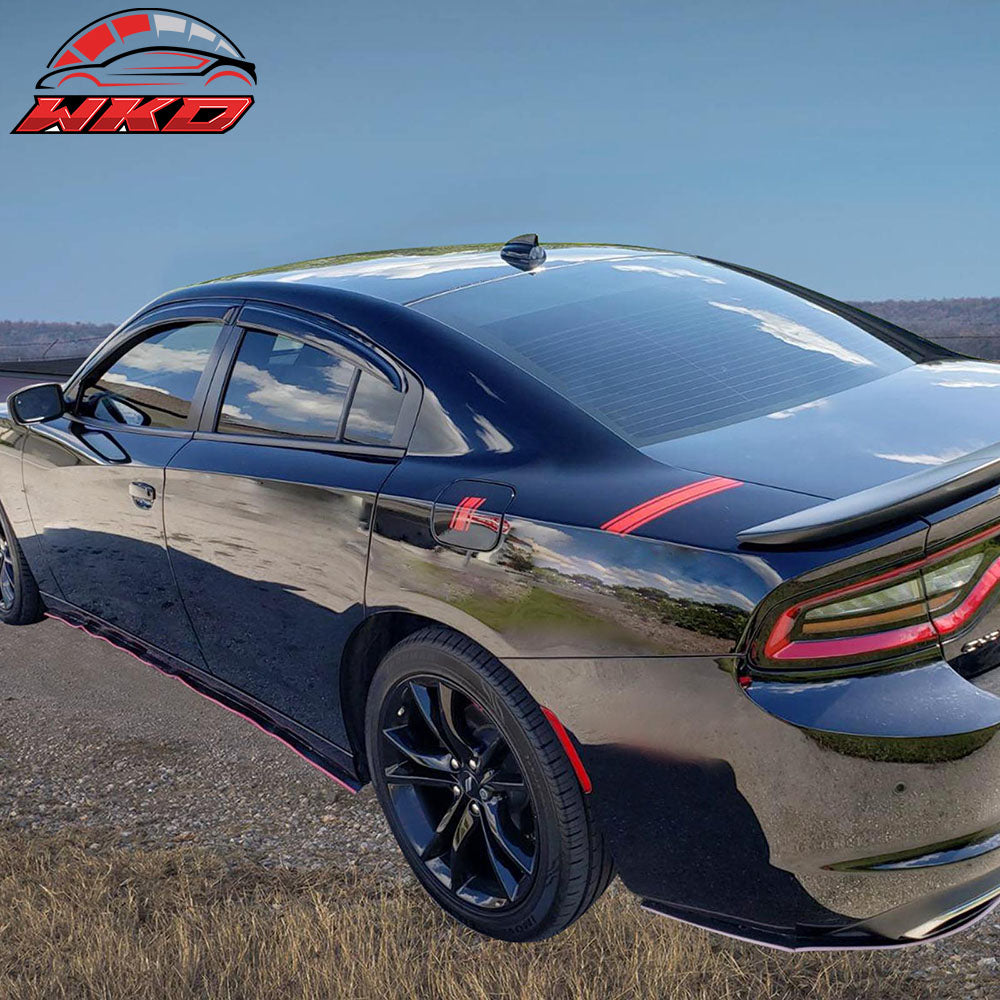 Fits 11-23 Dodge Charger Window Visors Acrylic Sun Guard Rain Deflector 4Pc Set