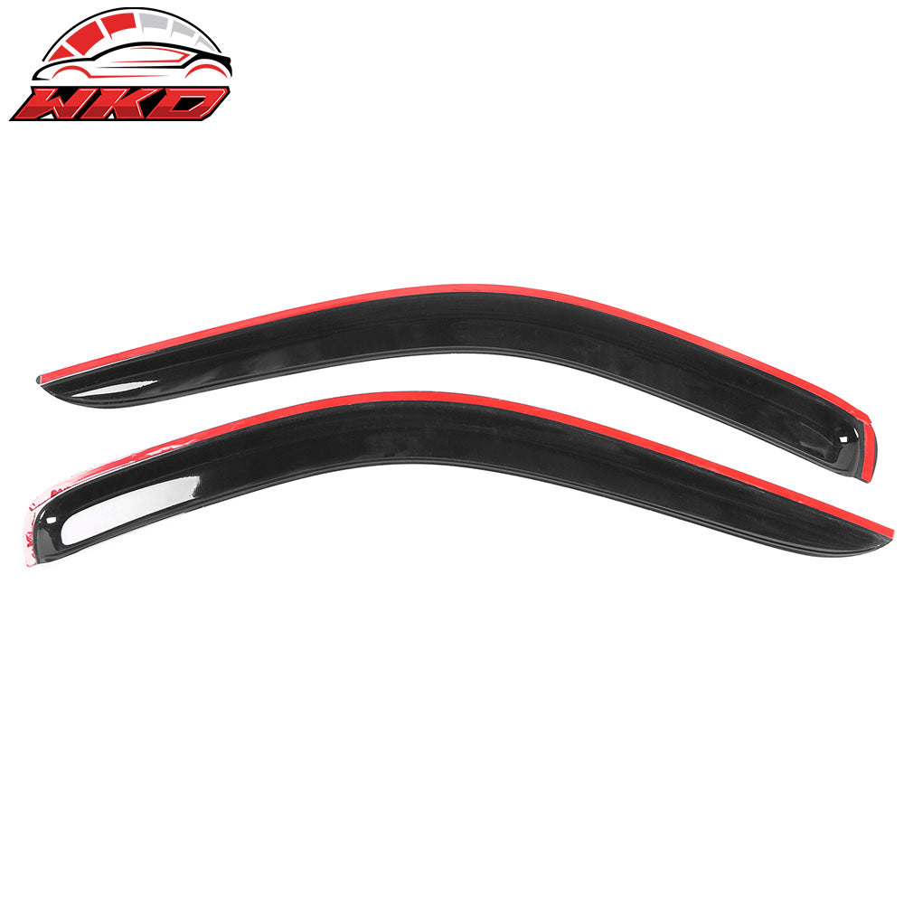 Fits 97-04 Dodge Dakota Standard Cab Tape-On Window Visors Vent Rain Guards 2PCS