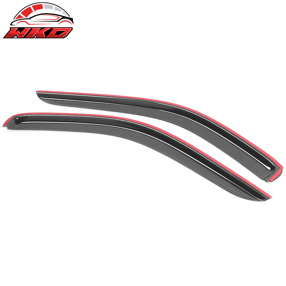 Fits 97-04 Dodge Dakota Standard Cab Tape-On Window Visors Vent Rain Guards 2PCS