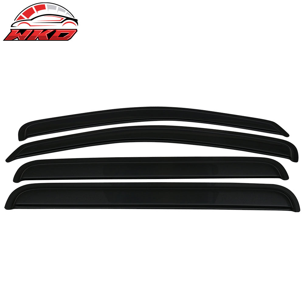 Wholesale 2004-2010 Dodge Durango Slim Style Smoke Tinted Window Visors Acrylic - Bulk Orders & Dealer Pricing Available