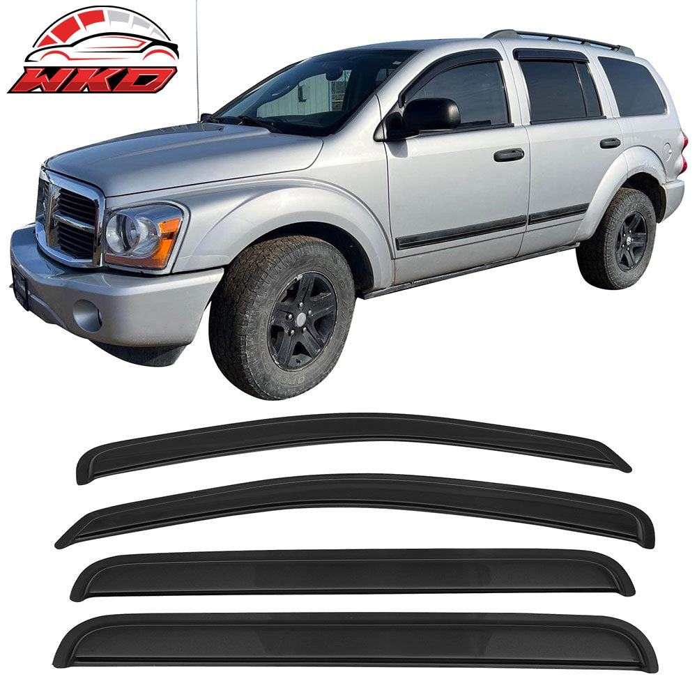 Fits 04-10 Dodge Durango & 07-09 Chrysler Aspen Window Visors Vent Guard 4PCS
