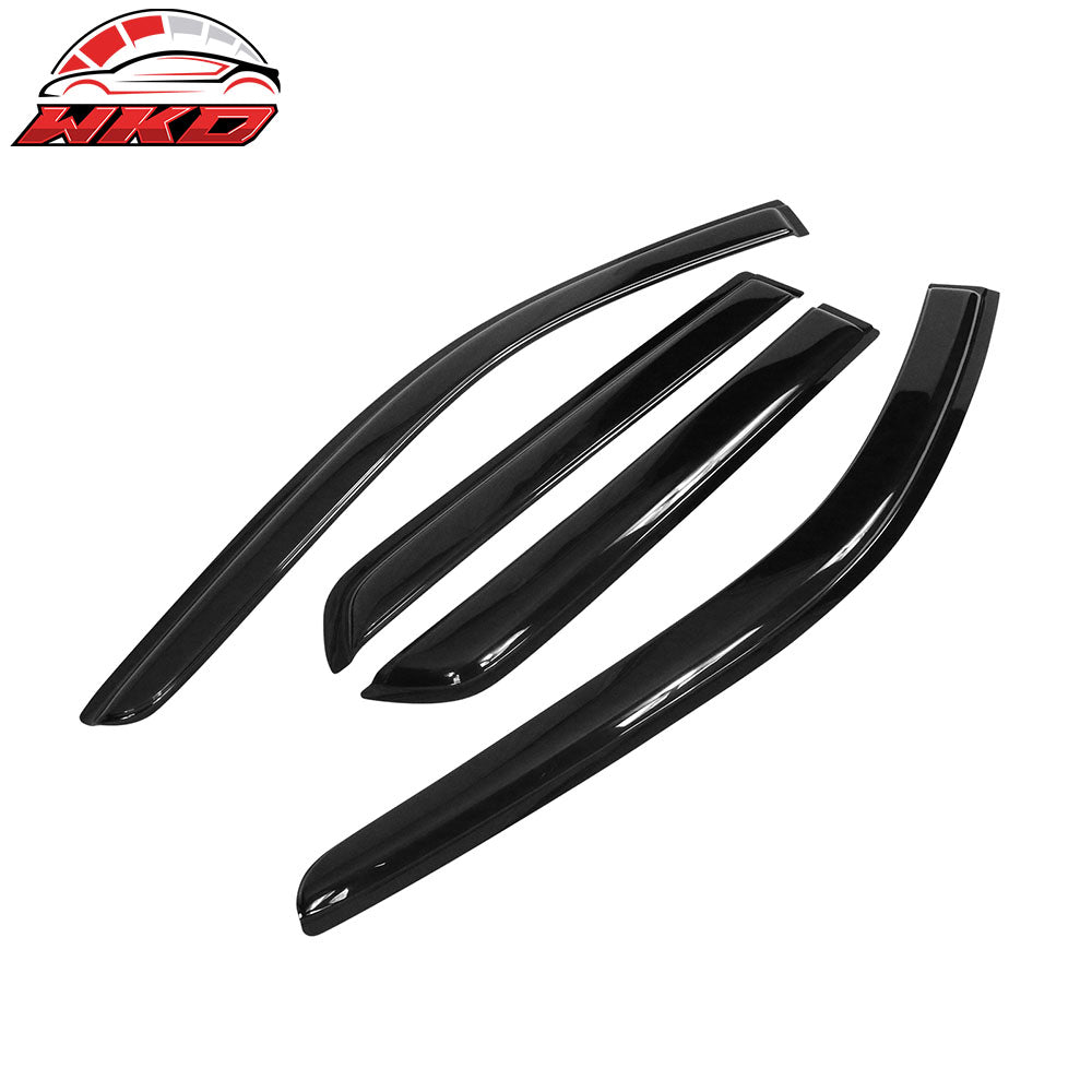 Fits 11-25 Dodge Durango Window Visors Acrylic Sun Shade Rain Guard 4Pc Set