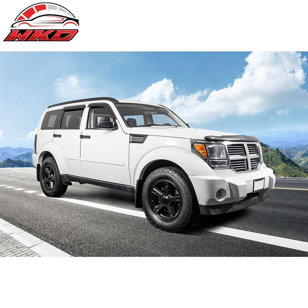 Fits 07-11 Dodge Nitro Window Visors Rain Guard Air Deflector Acrylic 4Pc Set