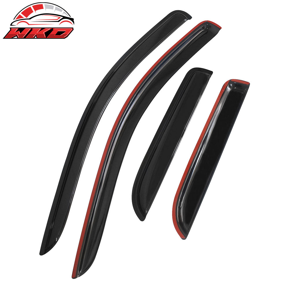 Fits 02-09 Dodge Ram 1500 2500 3500 Quad/Crew Cab Acrylic Window Visors 4PCS