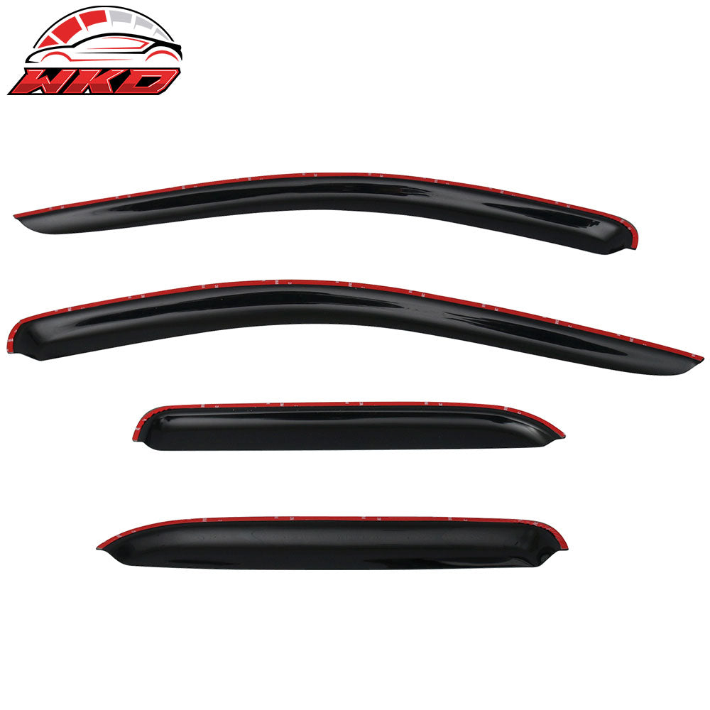 Fits 02-09 Dodge Ram 1500 2500 3500 Quad/Crew Cab Acrylic Window Visors 4PCS