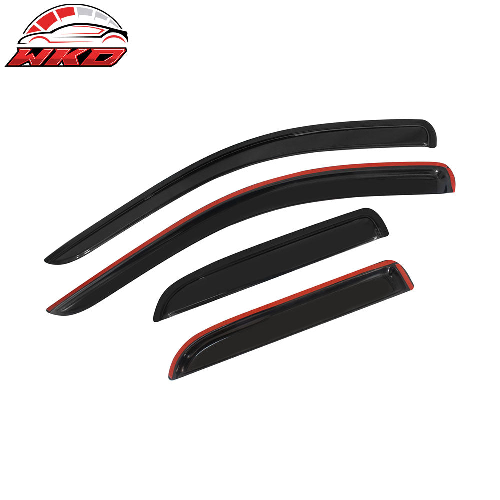 Fits 02-09 Dodge Ram 1500 2500 3500 Quad/Crew Cab Acrylic Window Visors 4PCS