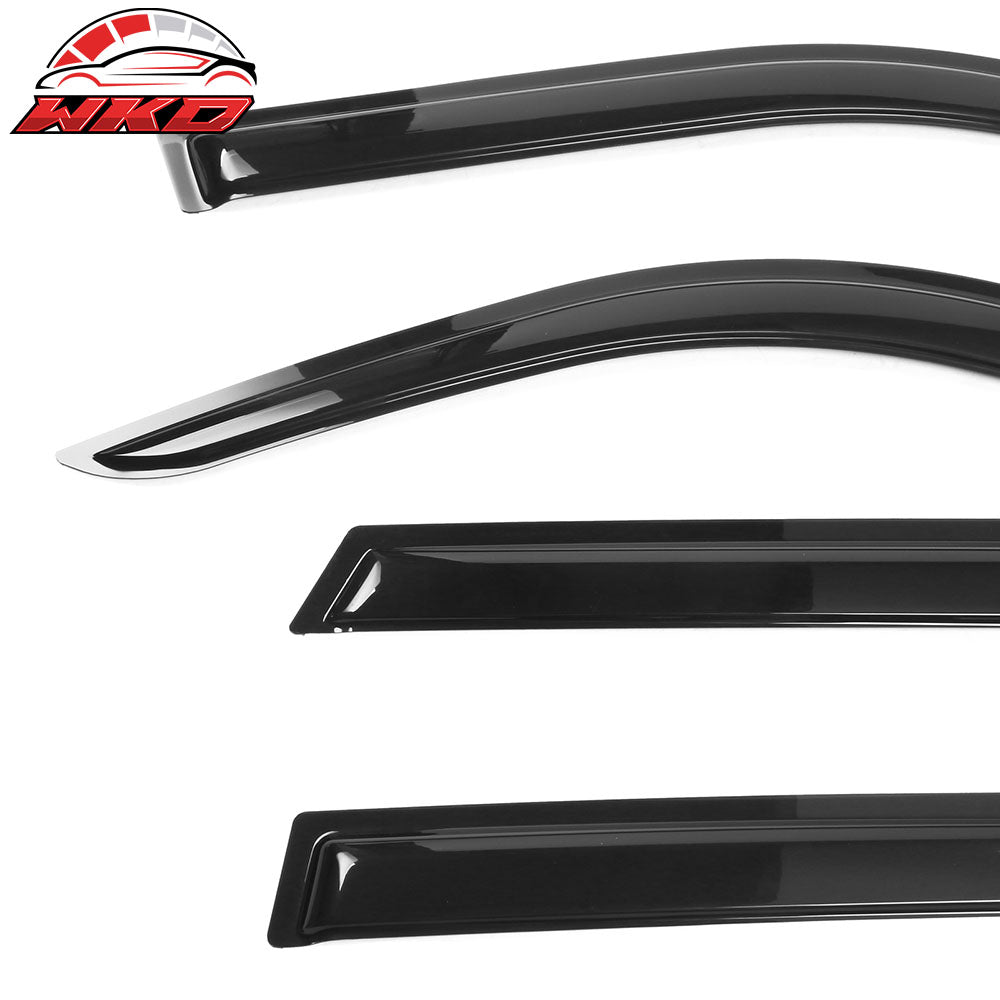 Fits 21-25 Ford Bronco Sport Acrylic Slim Window Visors Sun Rain Guards 4PCS Set