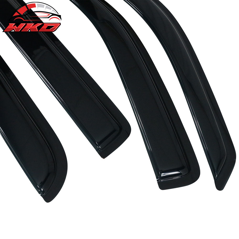 Fits 02-10 Ford Explorer 03-05 Lincoln Aviator Acrylic Window Visors 4Pc Set