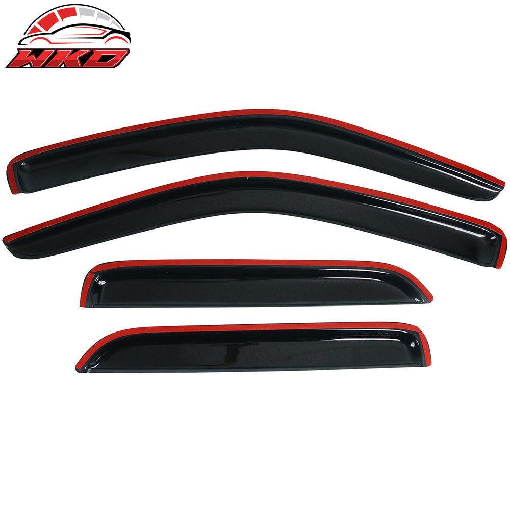 Fits 01-12 Ford Escape 05-11 Mercury Mariner Acrylic Window Visors 4Pc Set