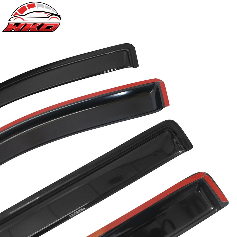Fits 04-08 Ford F150 Supercrew Cab 06-08 Lincoln Mark LT Window Visors 4PCS