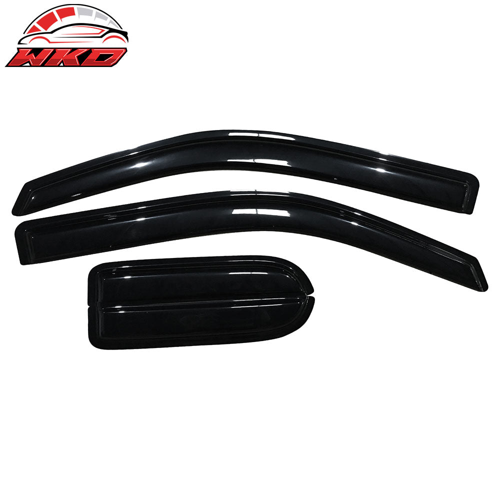 Wholesale 2004-2014 Ford F150 Extended Smoke Slim Style Window Visor Acrylic - Bulk Orders & Dealer Pricing Available