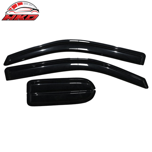 Wholesale 2004-2014 Ford F150 Extended Smoke Slim Style Window Visor Acrylic - Bulk Orders & Dealer Pricing Available